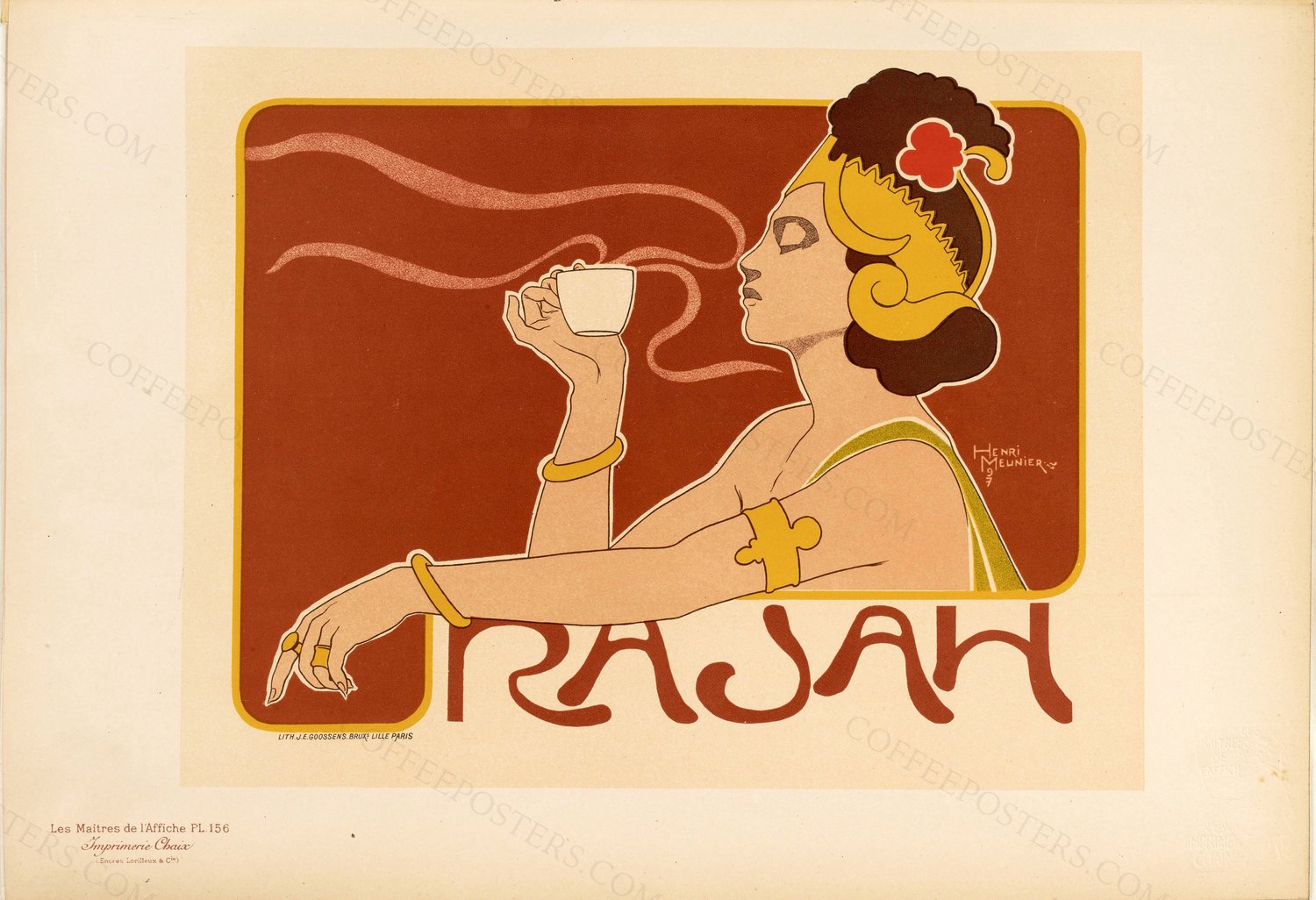 Pl 156 - Henri Meunier by Henri Meunier, 1895 — archival coffee print from Bibliothèque nationale de France (Gallica)