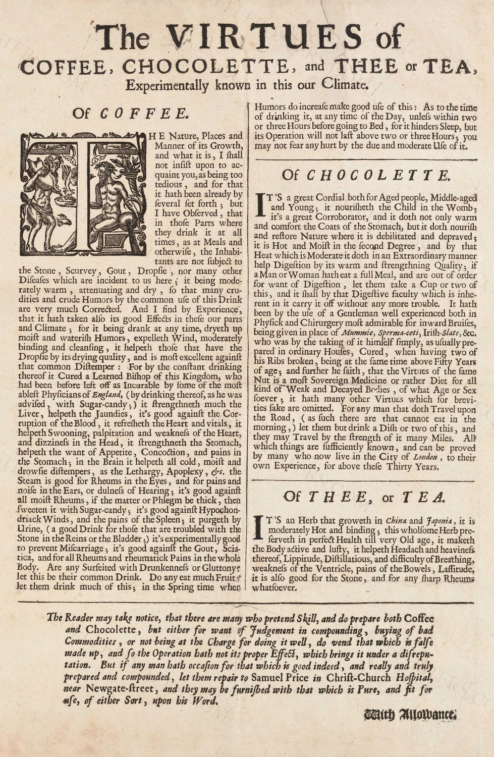 Houghton EB65.A100.B675b v.2 - coffee by Author unidentified, c. 1690 — archival coffee print from Wikimedia Commons (institutional source)