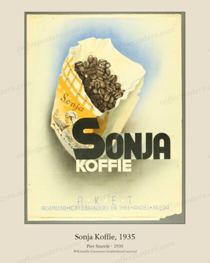 Sonja Koffie, 1935 by Piet Smeele