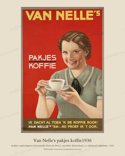 Van Nelle's pakjes koffie1936