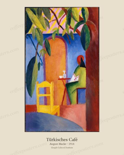 Türkisches Café by August Macke
