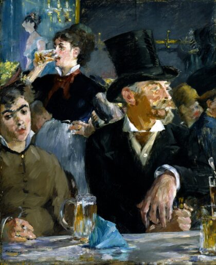 At the Cafétitle QS:P1476,en:"At the Café"label QS:Len,"At the Café" by Édouard Manet, c. 1879 — archival coffee print from Google Cultural Institute