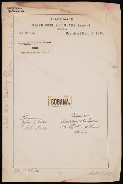[Trademark registration by Smith Bros