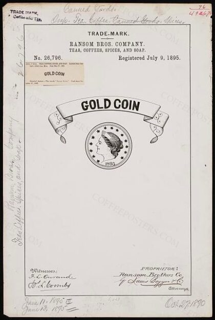 [Trademark registration by Ransom Bros