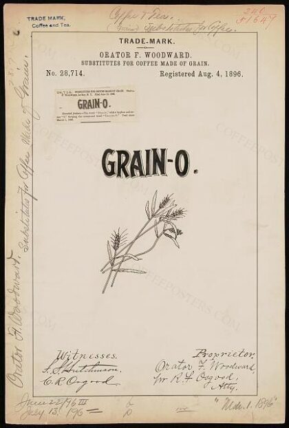 [Trademark registration by Orator F