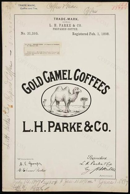 [Trademark registration by L. H. Parke & Co