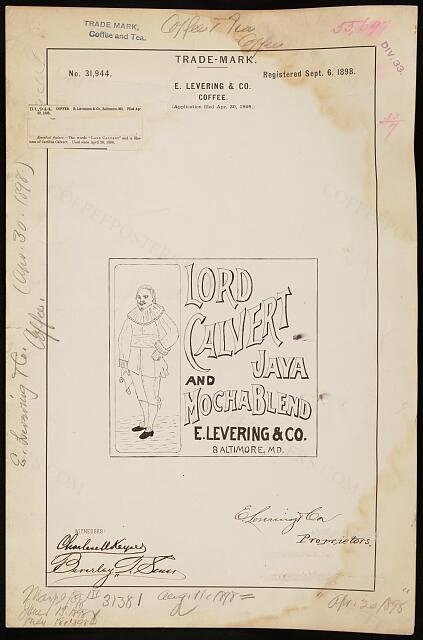 [Trademark registration by E. Levering & Co