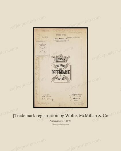 [Trademark registration by Wolfe, McMillan & Co by Anonymous