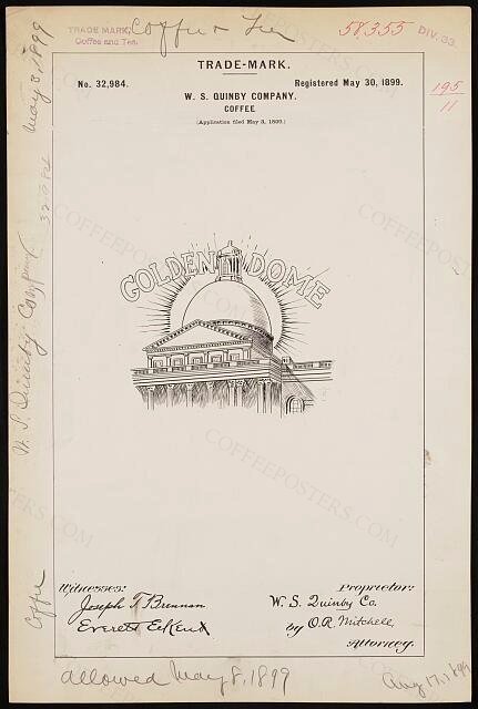 [Trademark registration by W. S