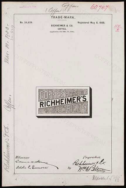 [Trademark registration by Richheimer & Co