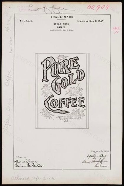 [Trademark registration by Upham Bros