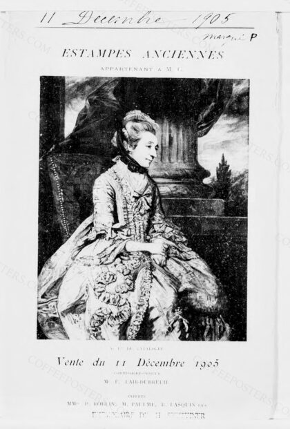 Catalogue des estampes anciennes du XVIIIe siècle des écoles française et anglaise imprimées en noir et en…