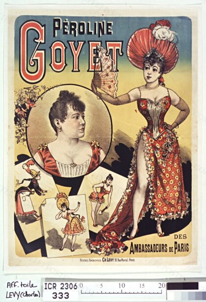 Péroline Goyet des Ambassadeurs de Paris : [affiche] / [non identifié]
