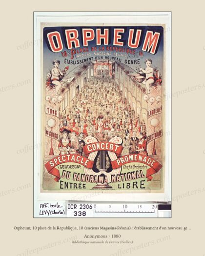 Orpheum, 10 place de la Republique, 10 (anciens Magasins-Réunis) : établissement d'un nouveau genre, concer…
