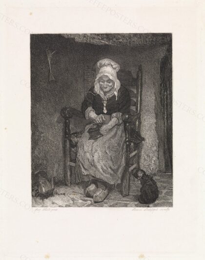 Koffiemalende vrouw, RP-P-OB-59.888 by Rijksmuseum, 1857 — archival coffee print from Wikimedia Commons (institutional source)