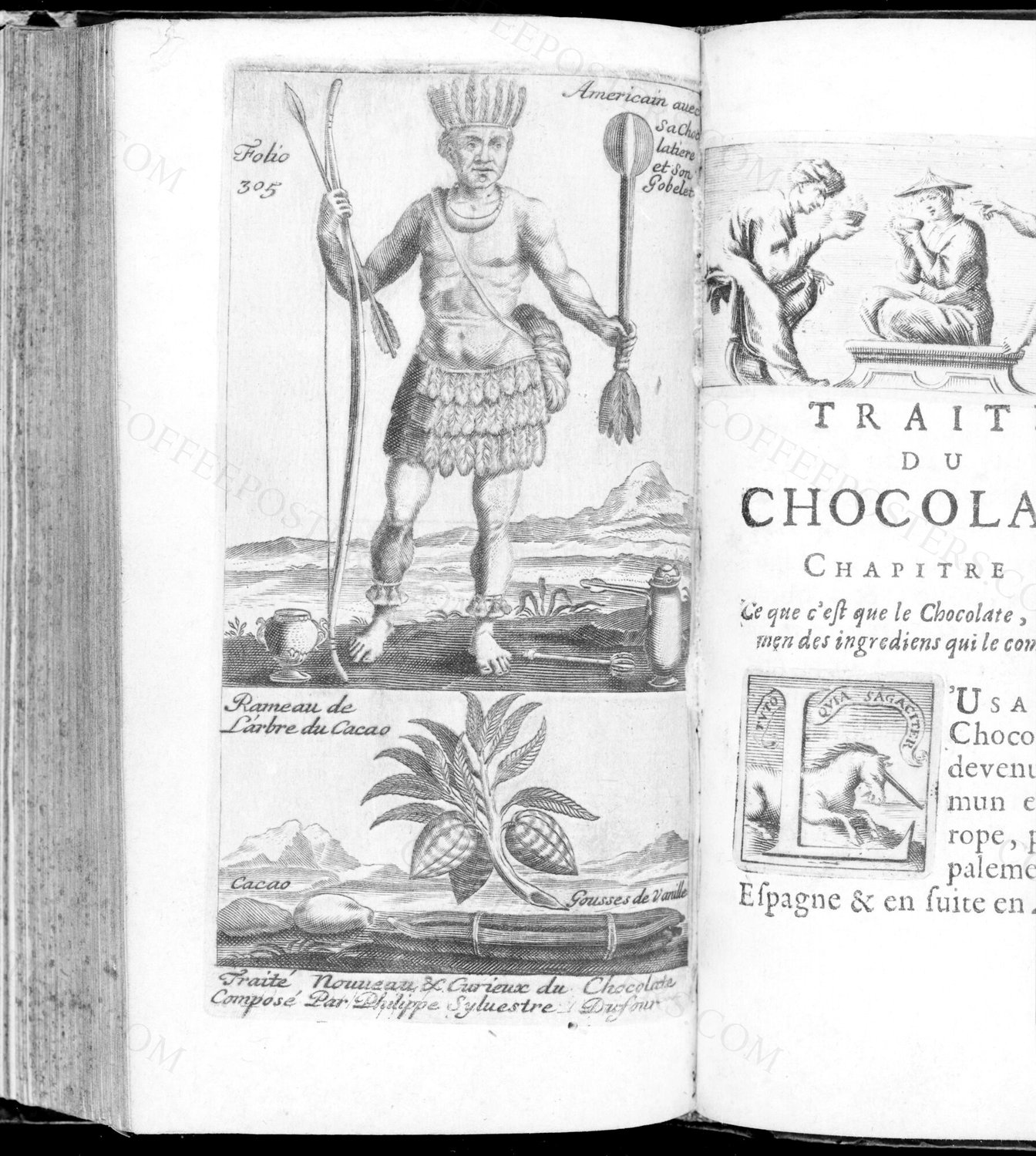 Traitez nouveaux et curieux du café, du thé et du chocolate. Ouvrage également necessaire aux medecins, & à…