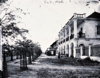 Saigon, Cochin China [Vietnam]. Photograph, 1981, from a negative by John Thomson, 1866