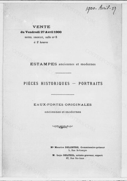 Estampes anciennes et modernes, pièces historiques, portraits, eaux-fortes originales anciennes et modernes…