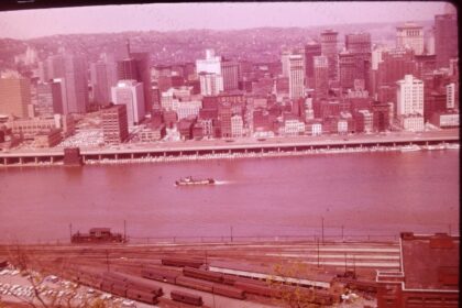 Pittsburgh skyline 1950s