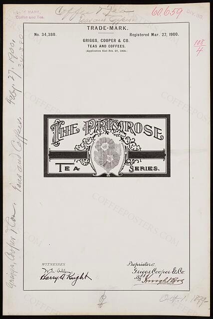 [Trademark registration by Griggs, Cooper & Co