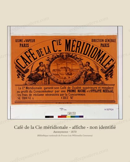 Café de la Cie méridionale - affiche - non identifié