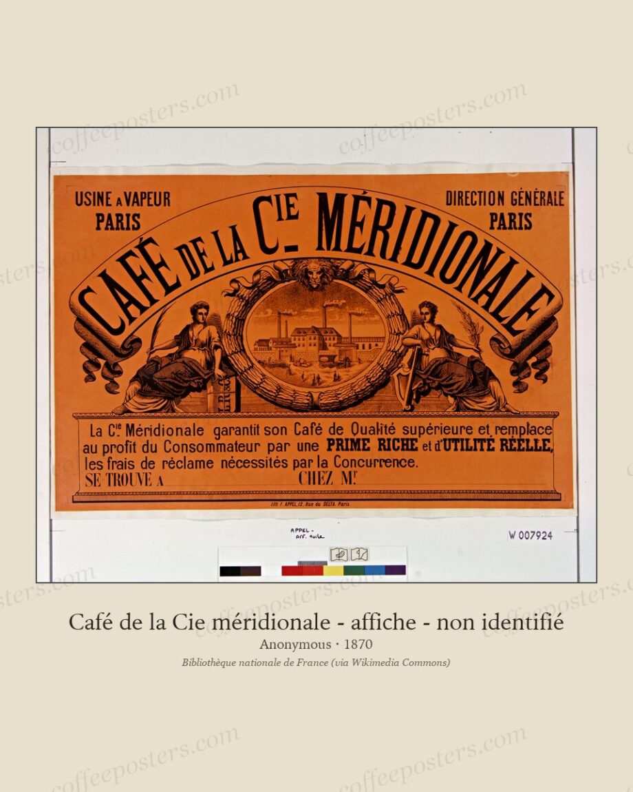 Café de la Cie méridionale - affiche - non identifié