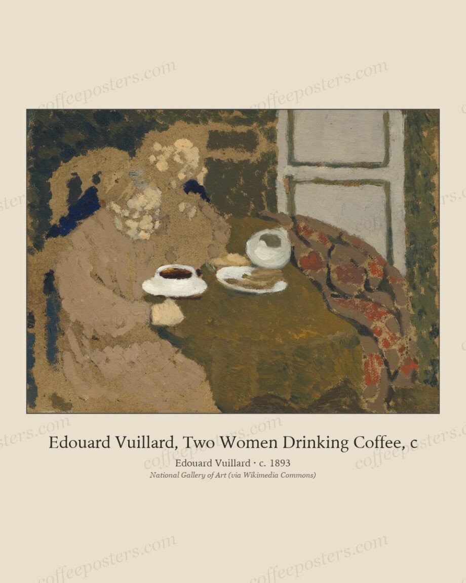 Edouard Vuillard, Two Women Drinking Coffee, c