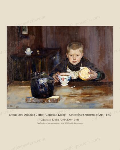 Errand-Boy Drinking Coffee (Christian Krohg) - Gothenburg Museum of Art - F 60