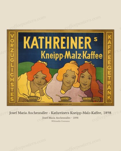 Josef Maria Auchentaller - Kathreiners Kneipp-Malz-Kaffee, 1898