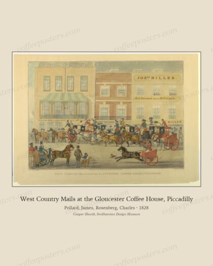 West Country Mails at the Gloucester Coffee House, Piccadilly