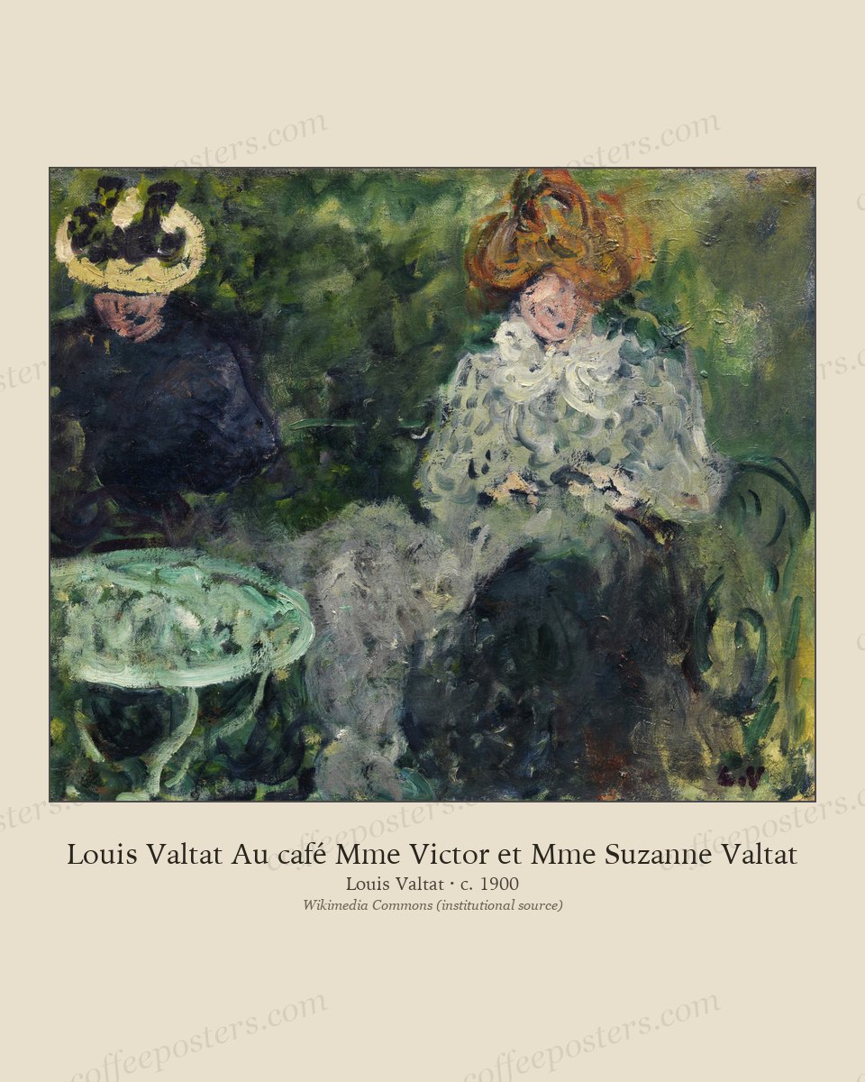 Louis Valtat Au café Mme Victor et Mme Suzanne Valtat