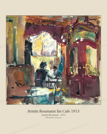 Armin Reumann Im Cafe 1913