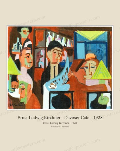 Ernst Ludwig Kirchner - Davoser Cafe - 1928