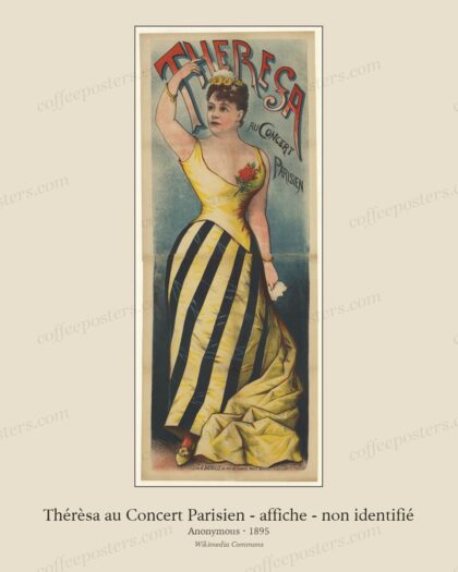 Thérèsa au Concert Parisien - affiche - non identifié