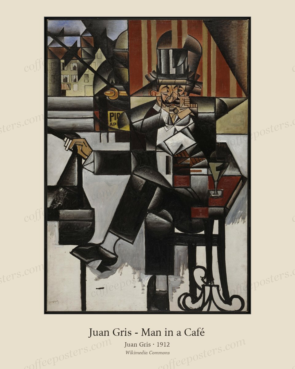 Juan Gris - Man in a Café