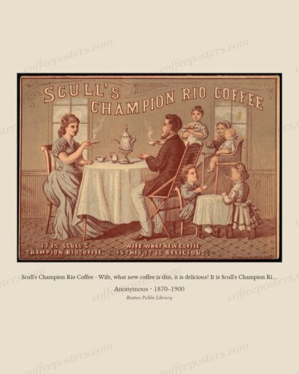 Scull's Champion Rio Coffee - Wife, what new coffee is this, it is delicious! It is Scull's Champion Rio Coffee.