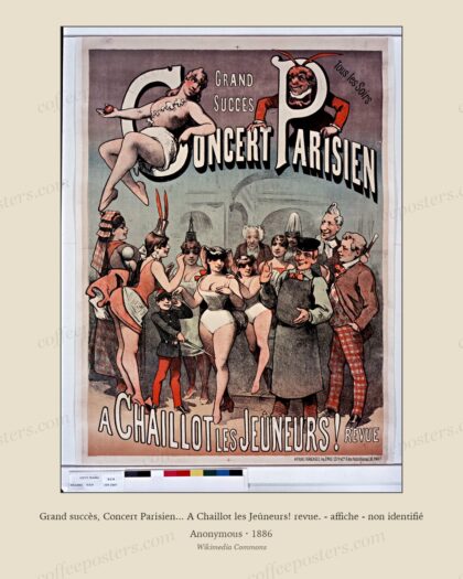 Grand succès, Concert Parisien... A Chaillot les Jeûneurs! revue. - affiche - non identifié