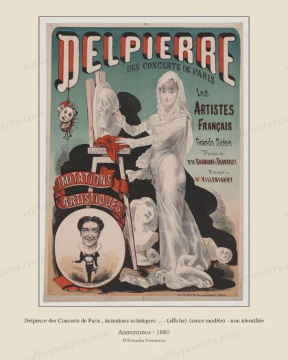 Delpierre des Concerts de Paris , imitations artistiques ... - (affiche) (autre modèle) - non identifiée