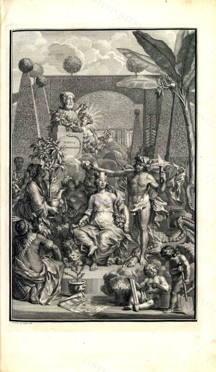 Linnaeus Hortus Cliffortianus frontispiece