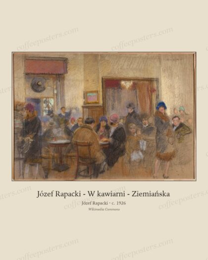 Józef Rapacki - W kawiarni - Ziemiańska