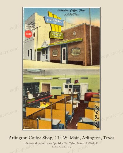 Arlington Coffee Shop, 114 W. Main, Arlington, Texas