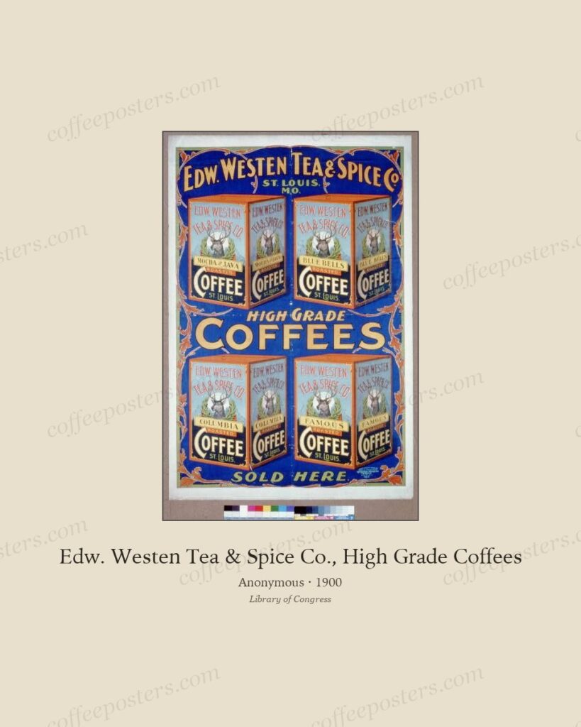 Forgotten Belle Époque coffee brands and their posters