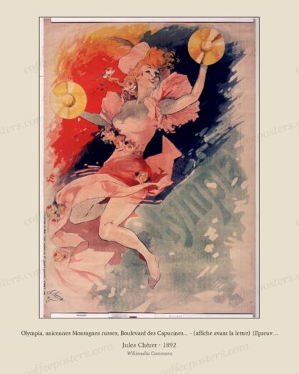 Olympia, anicennes Montagnes russes, Boulevard des Capucines... - (affiche avant la lettre) (Epreuve avant la lettre) -