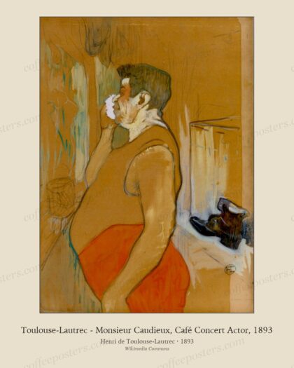 Toulouse-Lautrec - Monsieur Caudieux, Café Concert Actor, 1893