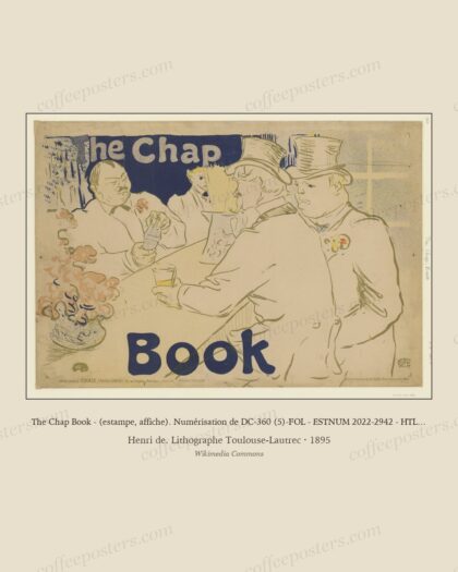 The Chap Book - (estampe, affiche). Numérisation de DC-360 (5)-FOL - ESTNUM 2022-2942 - HTL (monogramme de Henri de Toul