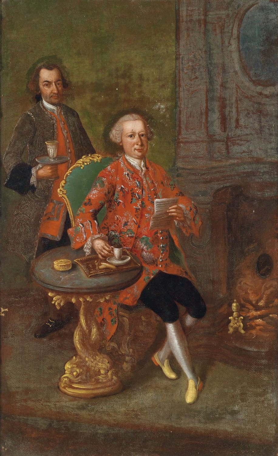 Porträtgalerie des steiermärkischen Adels 005 by Gennaro Basile, c. 1750 — archival coffee print from Wikimedia Commons (institutional source)