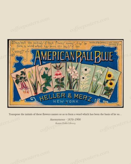 Transpose the initials of these flowers names so as to form a word which has been the basis of he success of American Ba
