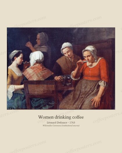 Women drinking coffee