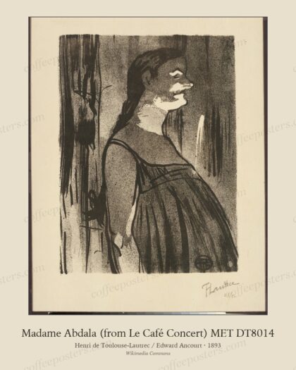 Madame Abdala (from Le Café Concert) MET DT8014