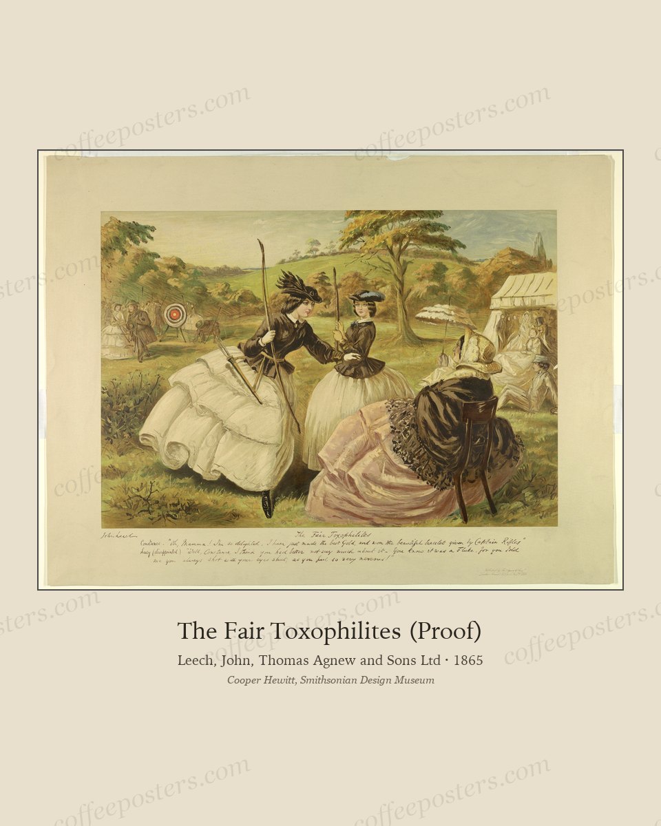The Fair Toxophilites (Proof)